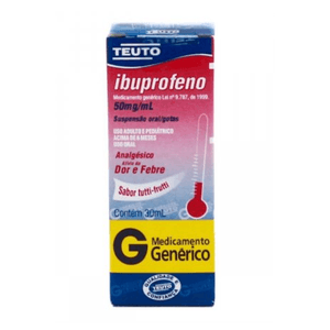 Ibuprofeno 50mg/ml - 1 Suspensão Oral Gotas