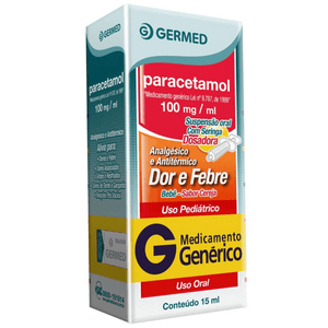 Paracetamol 100mg/ml   1 Solução Oral Gotas