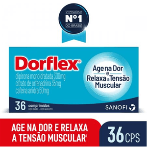 Dorflex 50 + 300 + 35mg - 36 Comprimidos Simples