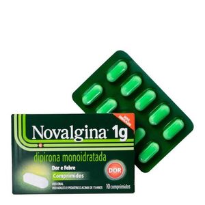 Novalgina 1g Comprimido - Caixa com 10 Comprimidos