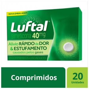 Luftal 40MG Comprimido - Caixa com 20 Comprimidos