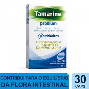 Tamarine Probium 250mg   Caixa com 30 Cápsulas