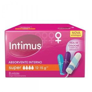 Absorvente Intimus Super 8 Unidades