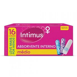 Intimus Absorvente Interno Médio C/16