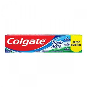 Creme Dental Colgate Tripla Acao Menta Original Leve 180g e Pague 140g