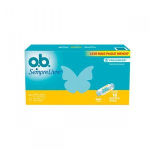 Absorvente Interno Ob Procomfort Medio 16 Unidades