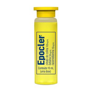 Epocler 50mg/mL + 10mg/mL + 100mg/mL Solução Oral   Flaconete com 10mL