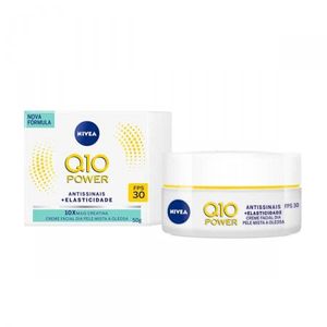 Q10 Plus Antissinais Nivea Creme Facial Pele Oleosa Diurno 50G