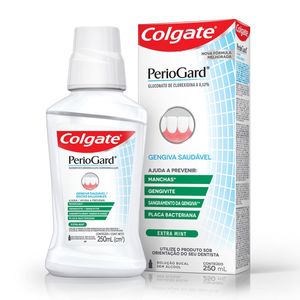 Solucao Bucal Colgate Periogard sem álcool extramint, 250mL