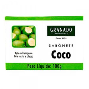 Sabonete Granado Tratamento coco, barra, 1 unidade com 100g