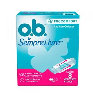 Absorvente Interno Ob Procomfort Mini 8 Unidades
