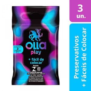 Preservativo Olla Play 3 Unidades