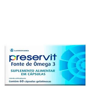 Ômega-3 Preservit 60 Cápsulas