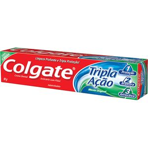 Creme Dental Colgate Tripla Acao menta original, 90g