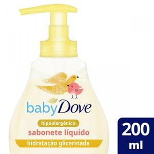 Sabonete Baby Dove Da Cabeca Aos Pes Hidratacao Glicerinada Liquido 200Ml 1 Unidade