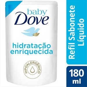 Sabonete Baby Dove Hidratacao Enriquecida Refil, Liquido, Líquido, Refil, 180Ml