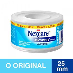 Fita Microporosa 25mm X 2.5m Branca Nexcare