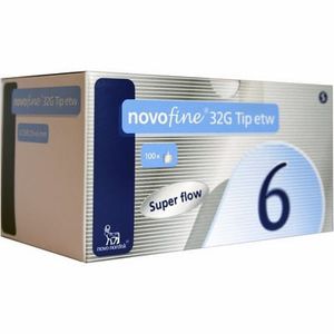 Novofine 32g 6mm - 100 Agulhas Descartáveis