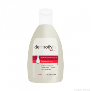 Dermovitin Salix Pele Oleosa Sabonete Líquido 120mL