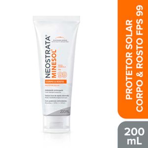 Protetor Solar FPS70 Neostrata Minesol Corpo e Rosto 200mL