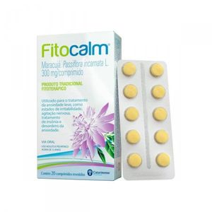 Fitocalm 300mg Comprimido revestido - Caixa com 20 Comprimidos