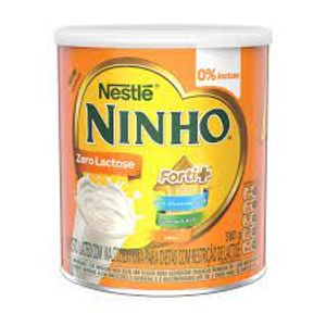 Ninho zero lactose lata 380g