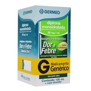 Dipirona Sodica 50mg/ml - 1 Solução Oral