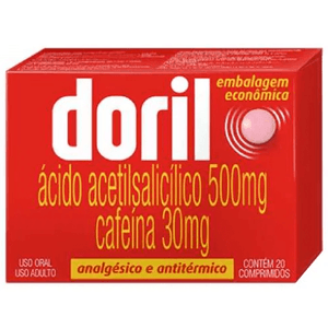 Doril 500 + 30mg - 20 Comprimidos Simples