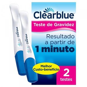 Teste de Gravidez Clearblue Plus 2 unidades