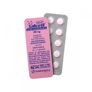 Salicetil 100mg   Blíster com 10 Comprimidos