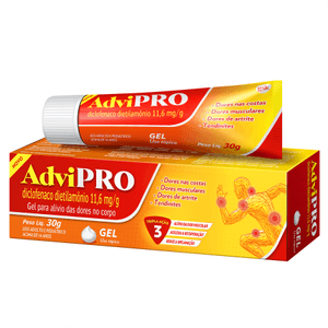 Advipro 11.6mg/g Gel dermatológico - Tubo com 30g