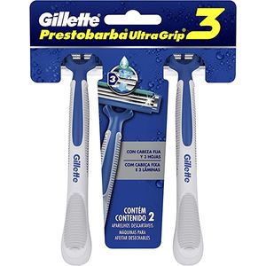 Aparelho de Barbear Gillette Prestobarba Ultragrip 3 2 Unidades