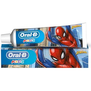 Creme Dental Com Flúor Chiclete Spider-Man Oral-B Kids Caixa 50G