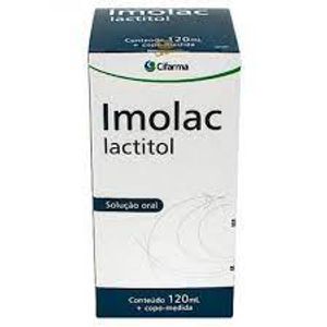 ADOÇANTE LÍQUIDO LACTITOL CIFARMA IMOLAC CAIXA 120ML + COPO-MEDIDA