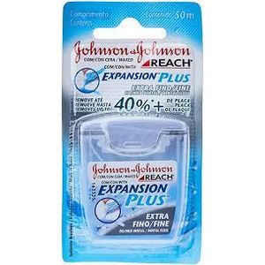 Fio Dental Johnson & Johnson Reach Expansion Plus Extra Fino, 50m