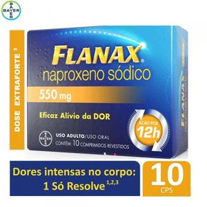 Flanax 550mg - 10 Comprimidos Revestidos