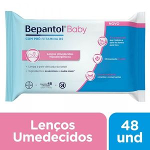 Lenço Umedecido Bepantol Baby 48 unidades