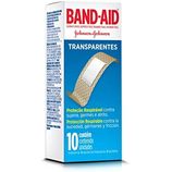 Curativos Band-Aid Transparente transparente, 10 unidades