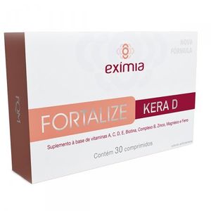 Exímia Fortalize Kera D 30 Comprimidos - Caixa com 30 Comprimidos