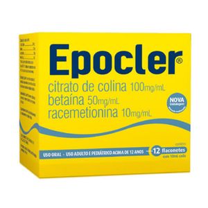 Epocler (100 + 50 + 10)mg/mL Solução oral - 12 Flaconetes com 10 mL