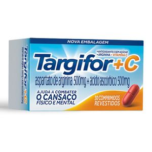 Targifor C 500MG + 500MG Comprimido revestido - Frasco com 30 Comprimidos