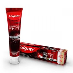 Pasta de Dente Colgate Luminous White Carvao Ativado Com Fluor de 140g