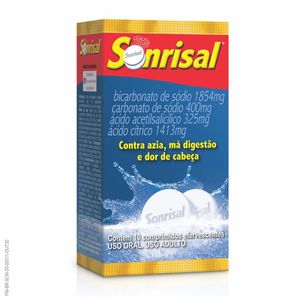 Sonrisal Comprimido efervescente - 5 Envelopes com 2 Comprimidos