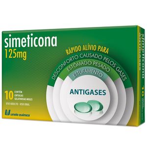 Simeticona 125MG Cápsula mole   10 Capsulas