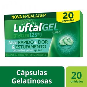 Luftal Gel Caps 125MG Cápsula mole - 20 Capsulas