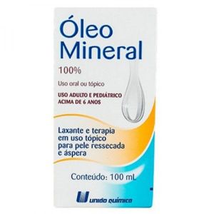 Óleo Mineral União Química Com 100ml