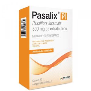 Pasalix PI 500mg - Caixa com 20 Comprimidos Revestidos