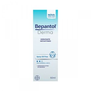 Bepantol Derma Solução Spray Pele Normal e Seca   Frasco com 50mL