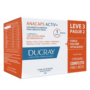 Ducray Anacaps Activ 90 Cápsulas