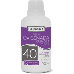 Água Oxigenada Cremosa Farmax 40 Volumes, 90mL